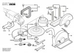 Bosch 0 601 752 913 Gws 20-230 J Angle Grinder 230 V / Eu Spare Parts